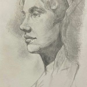 Niña de perfil