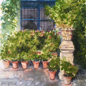 Rincón de un patio del Palacio de Viana. Córdoba